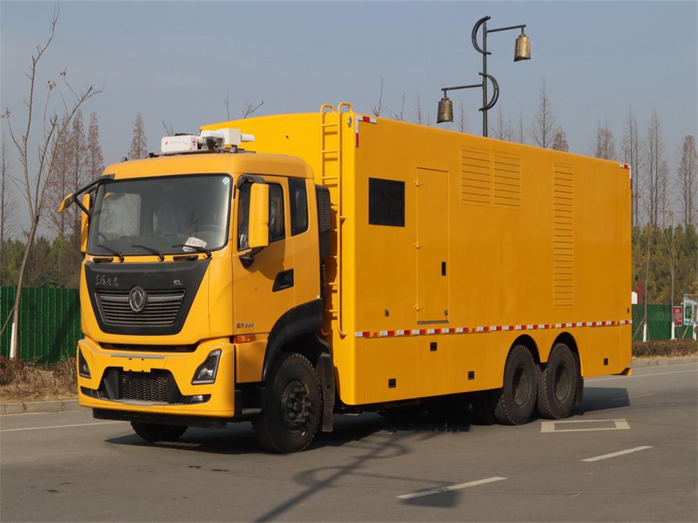 東風(fēng)天龍后雙橋電源車(chē)